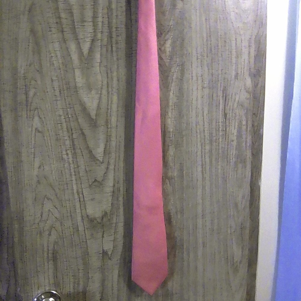 Mens Orange Vittorio Farina Tie and pocket square New without tags